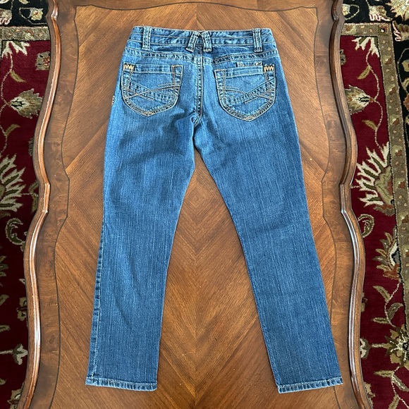 Aeropostale Blue Jeans 7/8 GUC - Picture 2 of 7